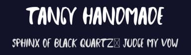 Tangy Handmade by creativetacos — Script Handwritten Font — thumbnail 2
