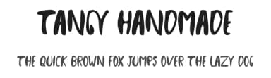Tangy Handmade by creativetacos — Script Handwritten Font — thumbnail 1