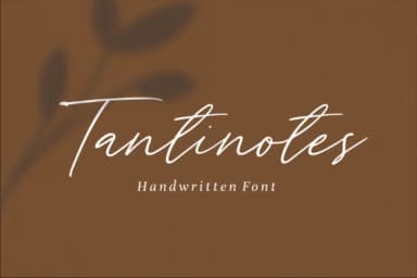 Tantinotes Font by Sronstudio — Script Handwritten Font — thumbnail 1