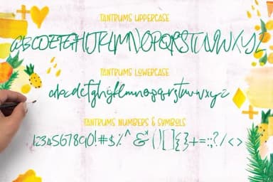 Tantrums Font by Creativeqube Design — Script Handwritten Font — thumbnail 1
