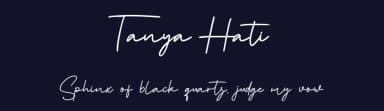 Tanya Hati by StringLabs Creative Studio — Script Handwritten Font — thumbnail 2