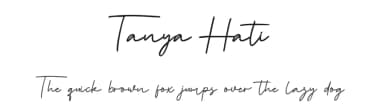Tanya Hati by StringLabs Creative Studio — Script Handwritten Font — thumbnail 1