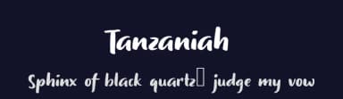 Tanzaniah by selawetype — Script Handwritten Font — thumbnail 2