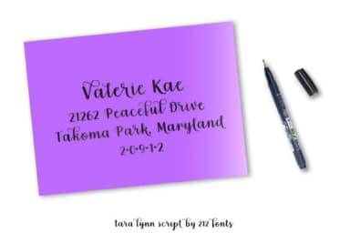 Tara Lynn Font by 212 Fonts — Script Handwritten Font — thumbnail 2