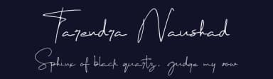 Tarendra Naushad by Julio Laily Domingo Ahad — Script Handwritten Font — thumbnail 2