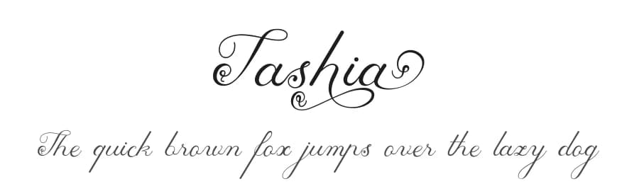 Tashia by PutraCetol Studio — Script Handwritten Font