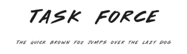 Task Force by BLKBK Fonts — Script Handwritten Font — thumbnail 1