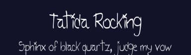 Tatida Rocking by Juan Casco — Script Handwritten Font — thumbnail 2