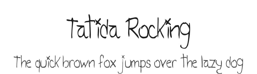 Tatida Rocking by Juan Casco — Script Handwritten Font