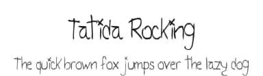 Tatida Rocking by Juan Casco — Script Handwritten Font — thumbnail 1