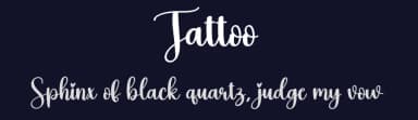 Tattoo by Scratchones — Script Handwritten Font — thumbnail 2