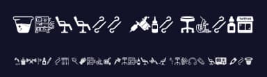 Tattoo Pro Icons by Woodcutter — Dingbats Font — thumbnail 2
