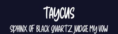 Taycus by Skiiller Studio — Script Handwritten Font — thumbnail 2
