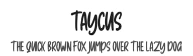 Taycus by Skiiller Studio — Script Handwritten Font — thumbnail 1