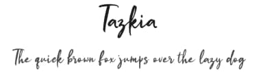 Tazkia by Weape Studio — Script Handwritten Font — thumbnail 1