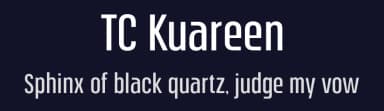 TC Kuareen by Type Colony — Sans Serif Font — thumbnail 2