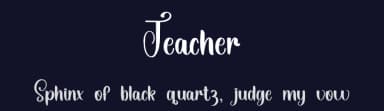 Teacher by Inermedia Studio — Script Handwritten Font — thumbnail 2