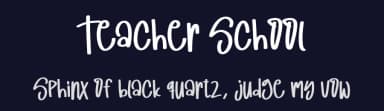Teacher School by Andi Moz — Script Handwritten Font — thumbnail 2