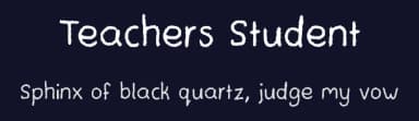 Teachers Student by Brixdee — Script Handwritten Font — thumbnail 2