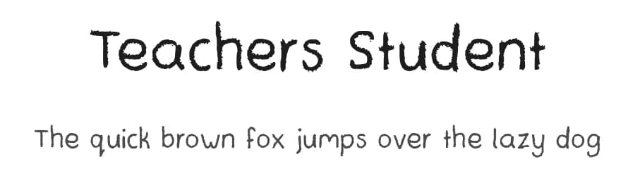 Teachers Student by Brixdee — Script Handwritten Font — preview 1