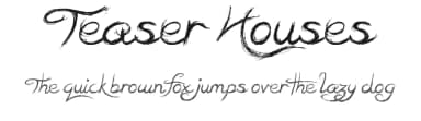 Teaser Houses by JSH creates — Script Handwritten Font — thumbnail 1