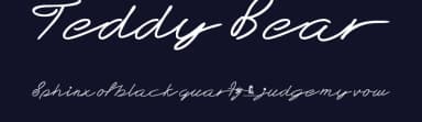 Teddy Bear by JSH creates — Script Handwritten Font — thumbnail 2