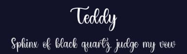 Teddy by PiPi Creative STUDIO — Script Handwritten Font — thumbnail 2