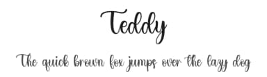 Teddy by PiPi Creative STUDIO — Script Handwritten Font — thumbnail 1