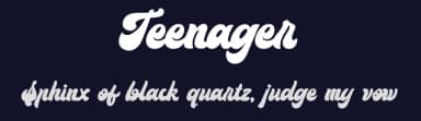 Teenager by Topan Sofyan — Script Handwritten Font — thumbnail 2