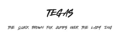 Tegas by selawetype — Script Handwritten Font — thumbnail 1