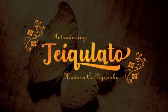 Teiqulato Script Font by Fajry's Type — Script Handwritten Font