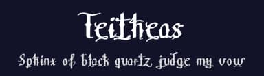 Teitheas by Magique Fonts — Script Handwritten Font — thumbnail 2