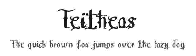 Teitheas by Magique Fonts — Script Handwritten Font