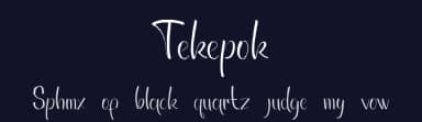 Tekepok by Nariswari Creative — Script Handwritten Font — thumbnail 2