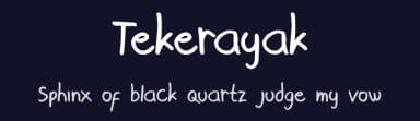 Tekerayak by Nariswari Creative — Script Handwritten Font — thumbnail 2