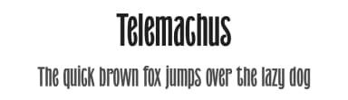 Telemachus by Typodermic Fonts — Sans Serif Font — thumbnail 1