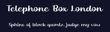 Telephone Box London by Erik Studio — Script Handwritten Font — thumbnail 2