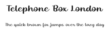 Telephone Box London by Erik Studio — Script Handwritten Font — thumbnail 1