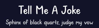 Tell Me A Joke by Misti's Fonts — Script Handwritten Font — thumbnail 2