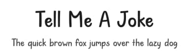 Tell Me A Joke by Misti's Fonts — Script Handwritten Font — thumbnail 1
