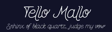 Tello Mallo by Greentrik6789 — Script Handwritten Font — thumbnail 2