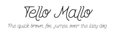 Tello Mallo by Greentrik6789 — Script Handwritten Font — thumbnail 1