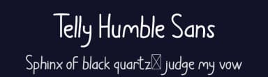 Telly Humble Sans by Edric Studio — Script Handwritten Font — thumbnail 2