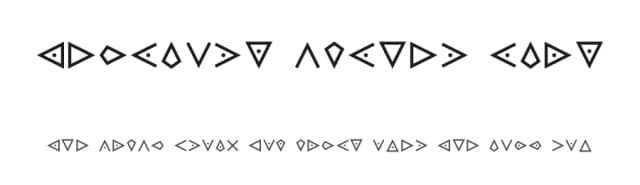 Templars Cipher Plus by Benjamin Blåholtz — Dingbats Font