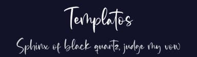 Templatos by Perspectype Studio - Letterena.com — Script Handwritten Font — thumbnail 2