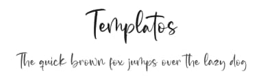 Templatos by Perspectype Studio - Letterena.com — Script Handwritten Font — thumbnail 1