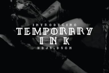 Temporary Ink Font by Hdjs.design — Script Handwritten Font — thumbnail 1