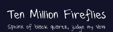 Ten Million Fireflies by Kimberly Geswein — Script Handwritten Font — thumbnail 2