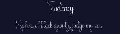 Tendency by Andi Moz — Script Handwritten Font — thumbnail 2