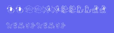 Tender Puppies by Ding Bang — Dingbats Font — thumbnail 3